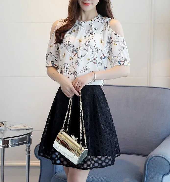 Blusa Chiffon Recortes - Imagem 12