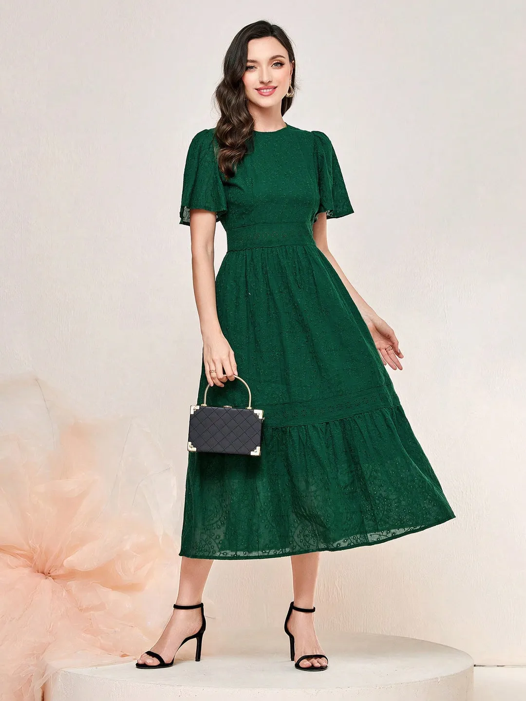 Vestido Lese Manga Solta - Imagem 17