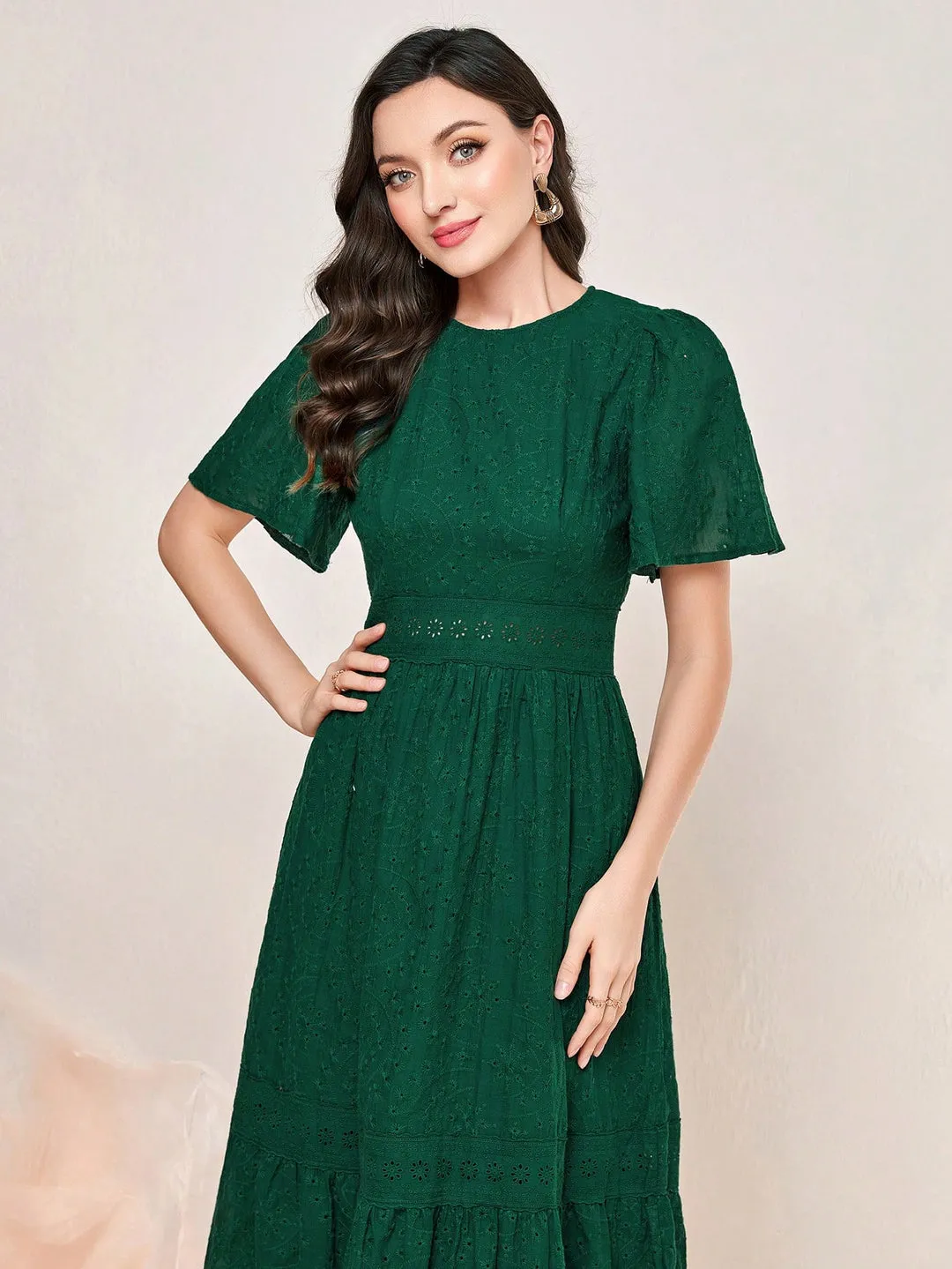 Vestido Lese Manga Solta - Imagem 18