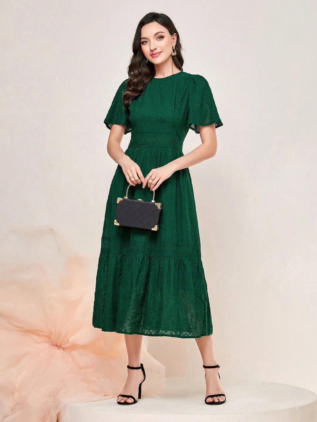 Vestido Lese Manga Solta - Imagem 19