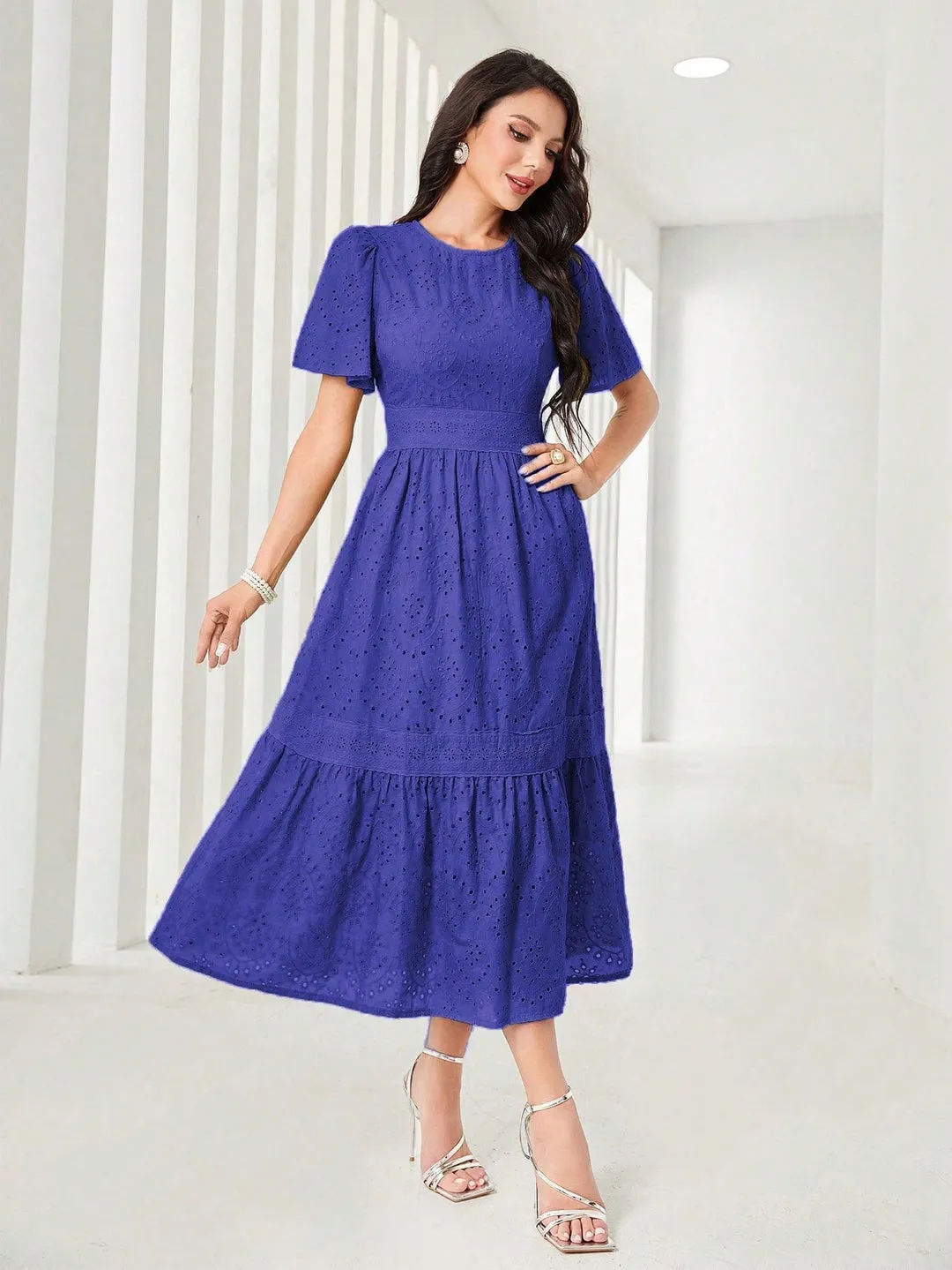 Vestido Lese Manga Solta - Imagem 15