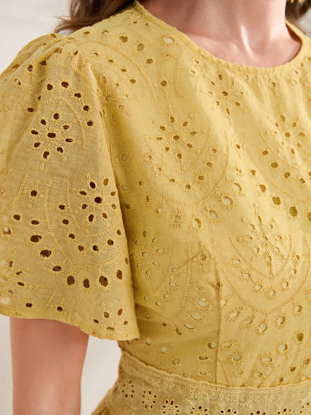 Vestido Lese Manga Solta - Imagem 11