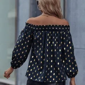 Blusa Elegante Bolinhas
