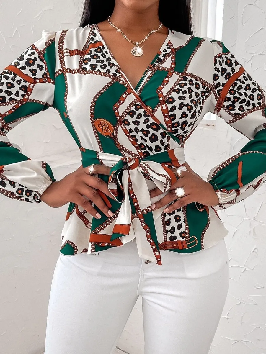 Blusa Estampada Amarração - Imagem 2