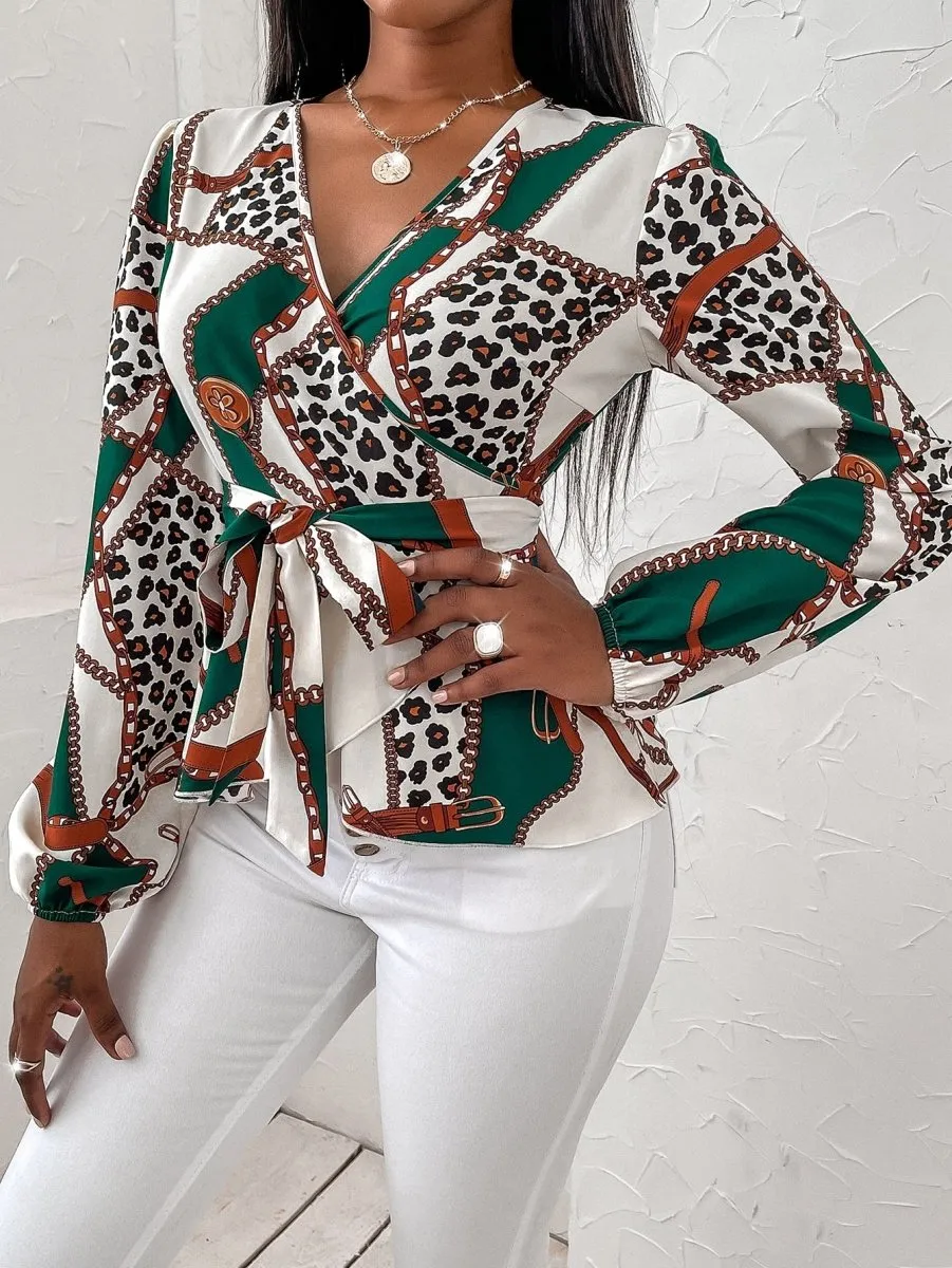 Blusa Estampada Amarração - Imagem 6