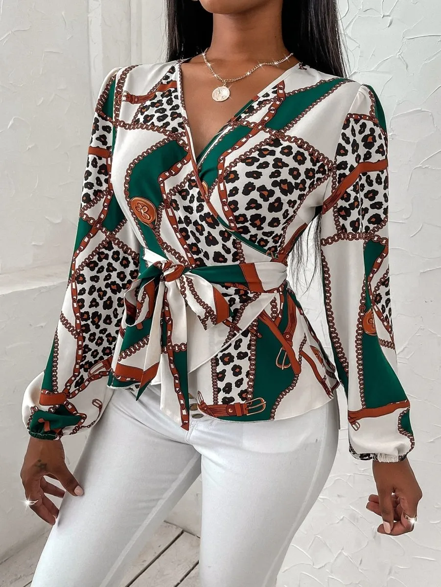 Blusa Estampada Amarração - Imagem 5