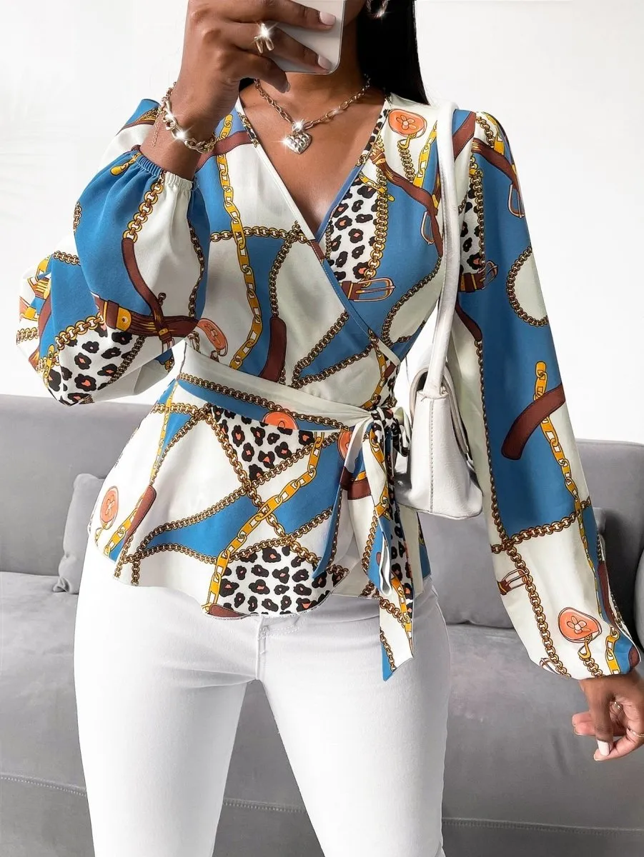 Blusa Estampada Amarração - Imagem 7