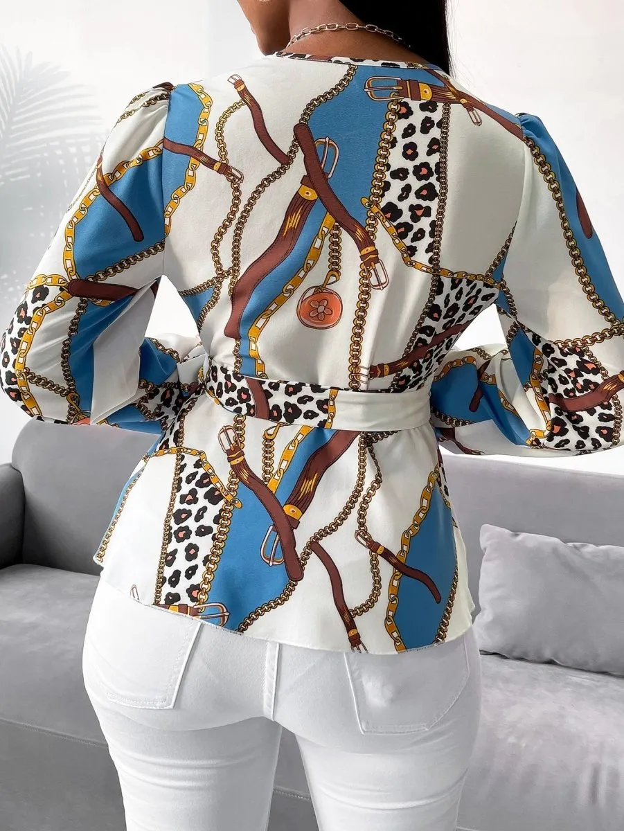 Blusa Estampada Amarração - Imagem 11