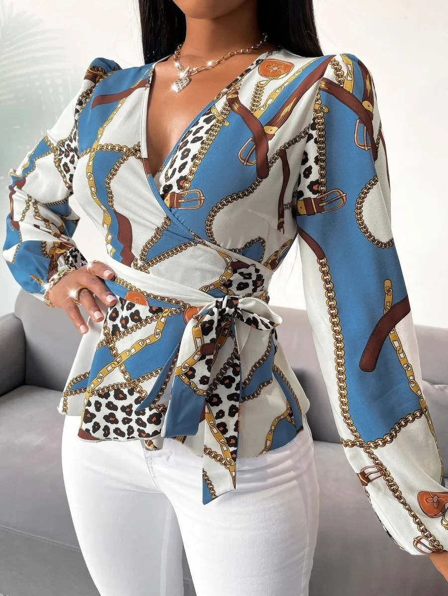 Blusa Estampada Amarração - Imagem 12