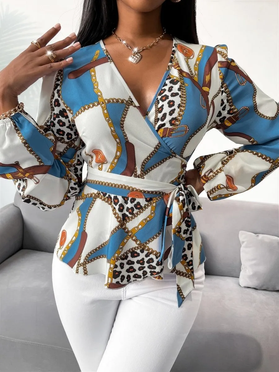 Blusa Estampada Amarração - Imagem 10