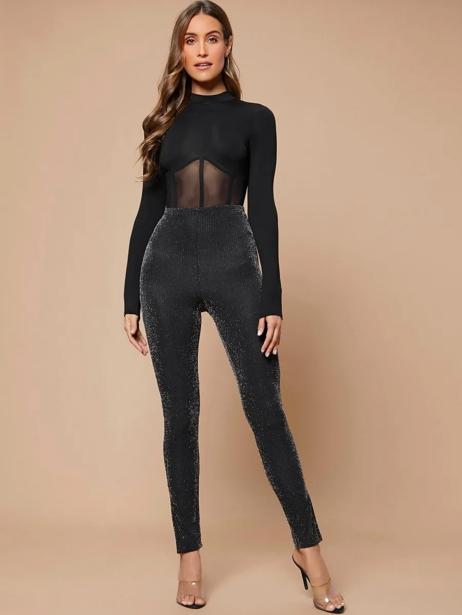 Cropped Manga Longa e Transparência - Imagem 5