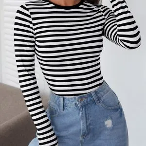 Blusa Manga Longa Listrada