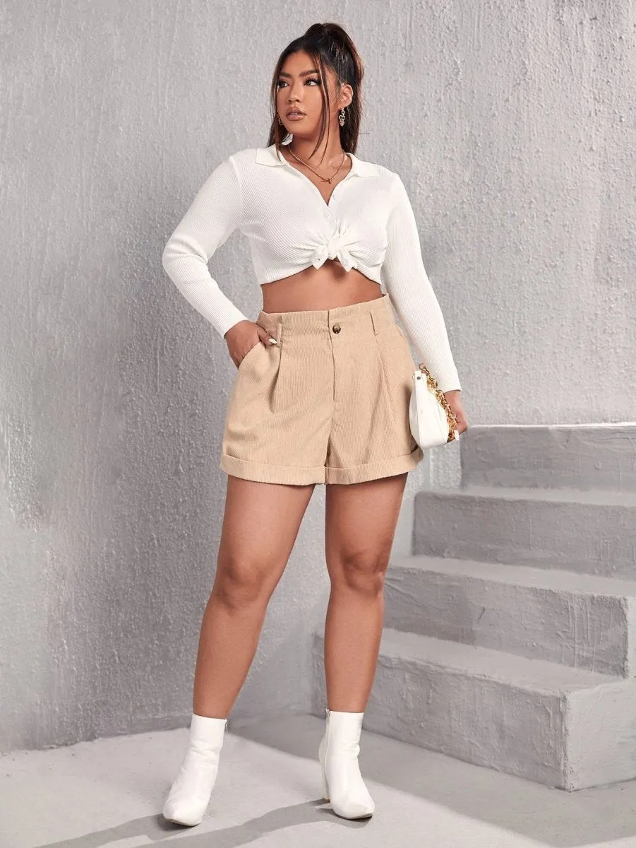 Short Cotelê Plus Size - Imagem 5