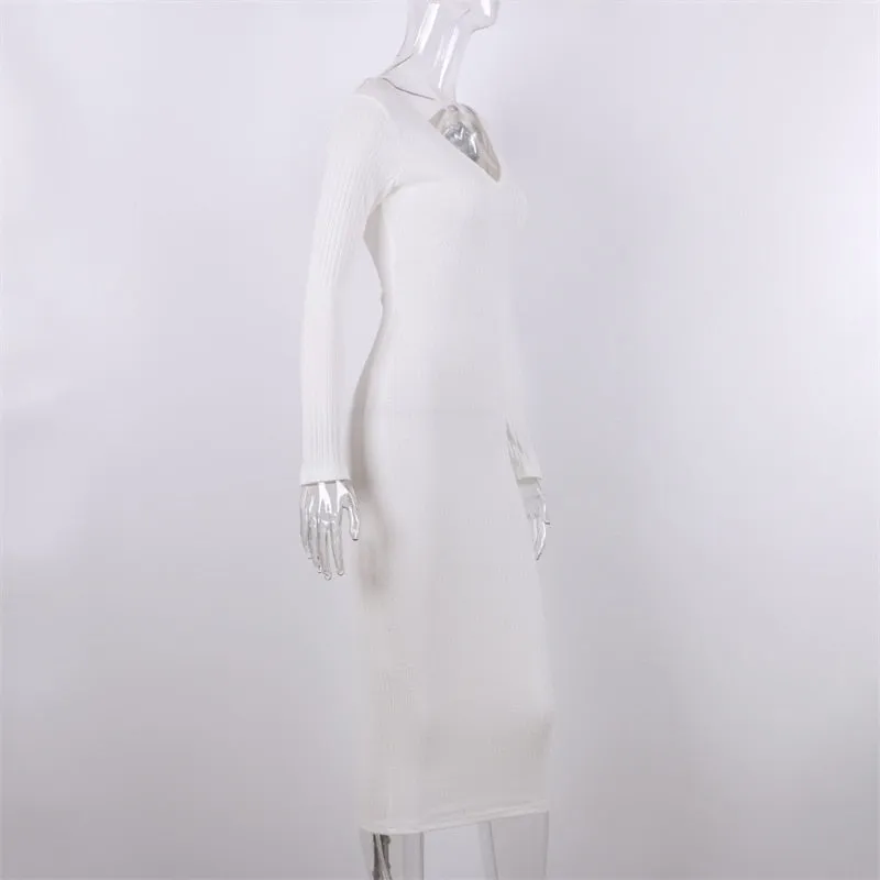 Vestido Midi Tubinho Canelado - Imagem 2
