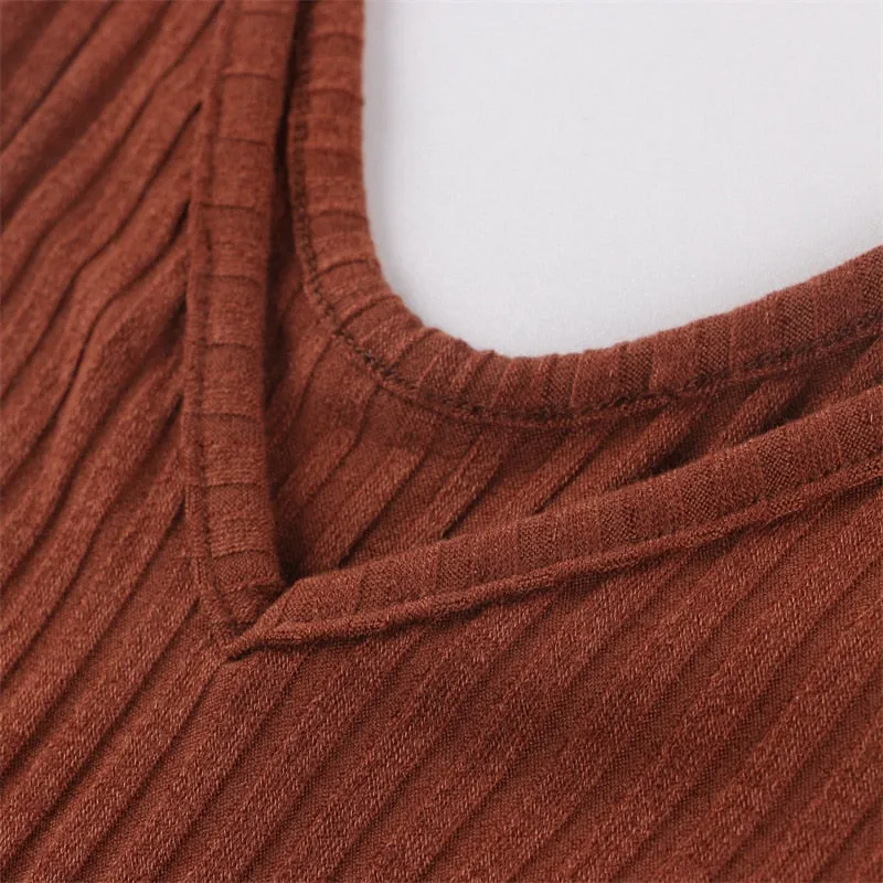 Vestido Midi Tubinho Canelado - Imagem 11