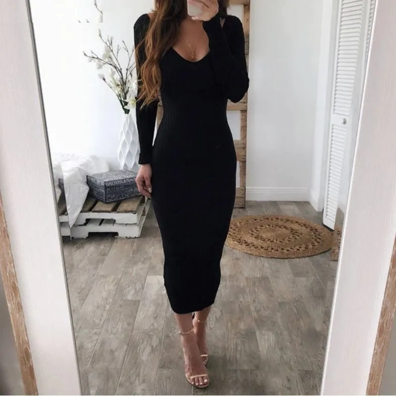 Vestido Midi Tubinho Canelado - Imagem 15