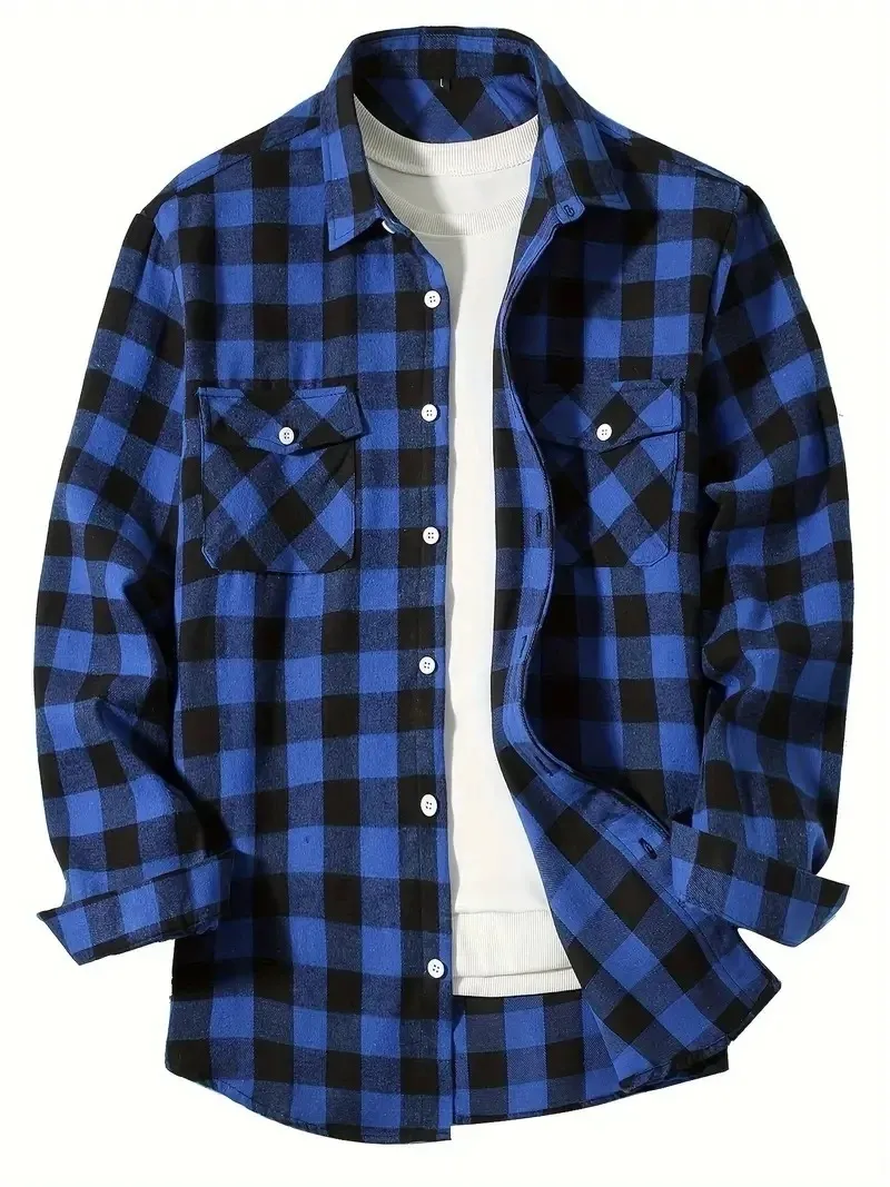 Camisa Masculina Xadrez Flanelada